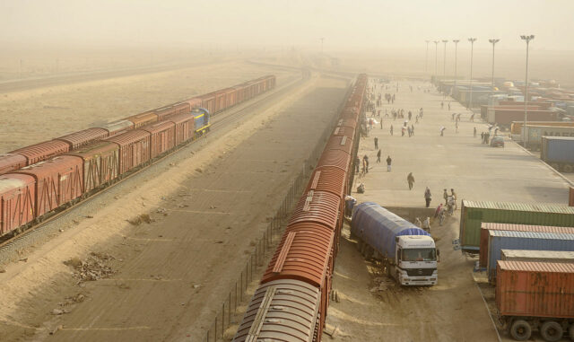 Mazar-e-Sharif railway project