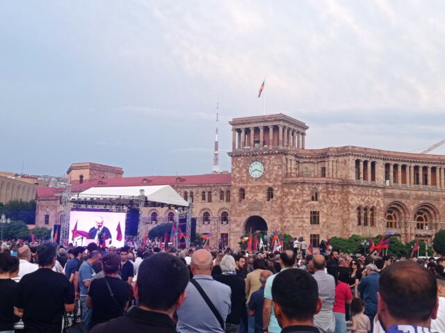 "Tavush for the Motherland" movement's rally in Yerevan