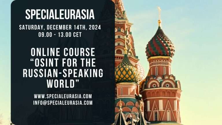 Online Course "OSINT in the Russian-Speaking World"_SpecialEurasia