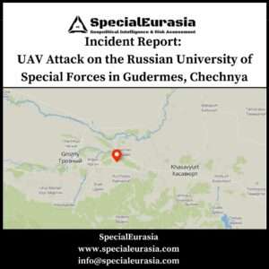 UAV attack on RUS in Gudermes, Chechnya